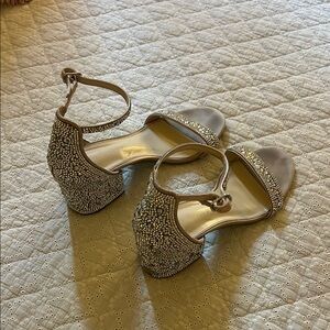 Betsy Johnson Bedazzled Heels 8.5